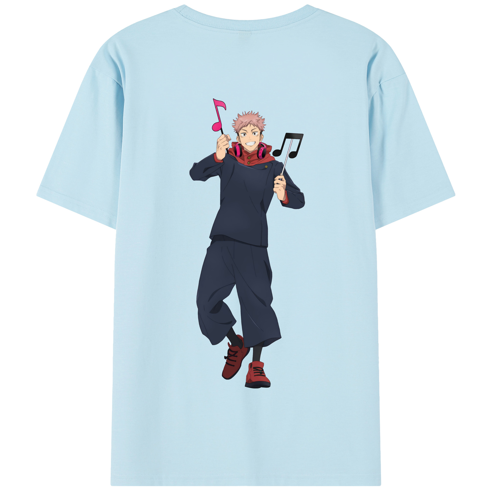 （画像用） 呪術廻戦 Jujutsu Kaisen 綿100％半袖Tシャツ（背面プリント）